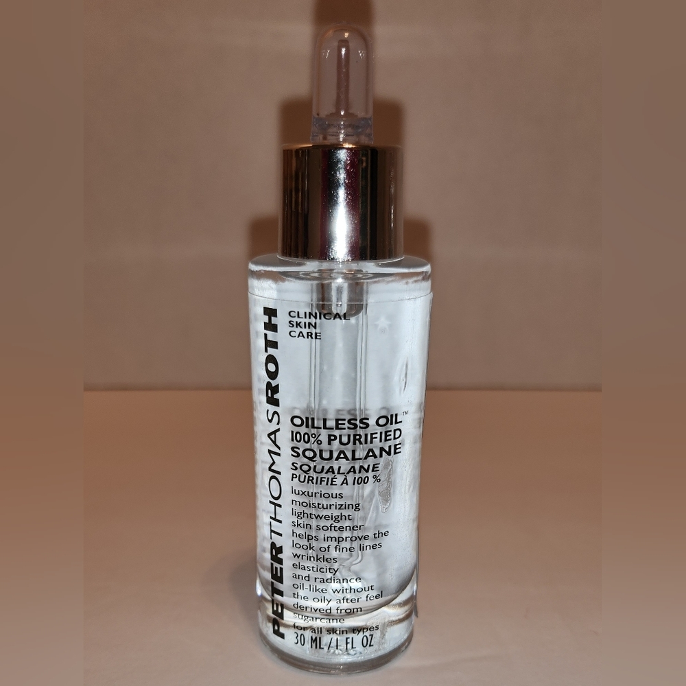 Peter Thomas Roth Oilless Oil 100% Purified Squalane 1 fl oz ~ New